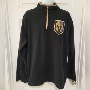 NHL Las Vegas Golden Knights Men's Fleece Pullover 1/4 Zip Logo Station Casino